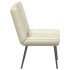 Sillón de relax terciopelo crema 64x74x84