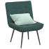 Sillón de relax terciopelo verde oscuro 64x74x84