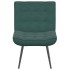Sillón de relax terciopelo verde oscuro 64x74x84