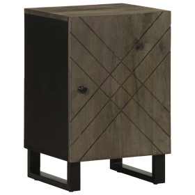Mueble de baño de madera maciza de mango negro 38x33x58