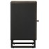 Mueble de baño de madera maciza de mango negro 38x33x58