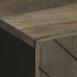 Mueble de baño de madera maciza de mango negro 38x33x58