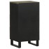 Aparador negro 40x33x75 cm madera maciza