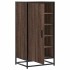 Zapatero madera contrachapada roble marrón 48x38x97,5