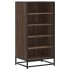 Zapatero madera contrachapada roble marrón 48x38x97,5