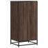 Zapatero madera contrachapada roble marrón 48x38x97,5