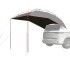 Tienda de campaña para coche impermeable gris y