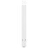 Patas de mesa de centro acero blanco 2 uds 70x(72-73)