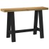 Mesa consola NOAIN patas en A madera maciza pino 120x30x75
