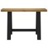 Mesa consola NOAIN patas en A madera maciza pino 120x30x75