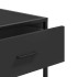 Mesa consola de madera contrachapada negro 90x35x80