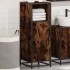 Armario baño madera contrachapada roble ahumado 35x37,5x100