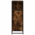 Armario baño madera contrachapada roble ahumado 35x37,5x100