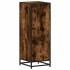 Armario baño madera contrachapada roble ahumado 35x37,5x100