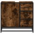 Mueble de baño para lavabo roble ahumado 65x33x60