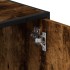 Mueble de baño para lavabo roble ahumado 65x33x60