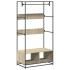 Armario de madera de ingeniería roble Sonoma 90x50x180