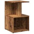 Mesitas noche 2uds madera contrachapada madera vieja