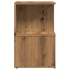 Mesitas de noche 2 uds madera roble artisan 35x35x55