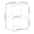 Mesitas de noche 2 uds madera roble artisan 35x35x55