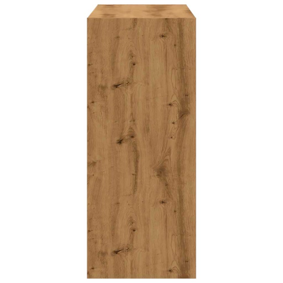 Estantería/divisor de espacios roble artisan 80x30x72