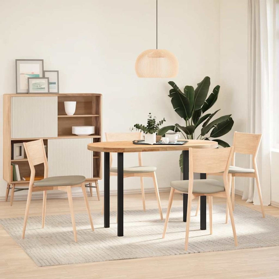 Patas para mesa de centro 4 uds acero negro 72-74