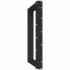 Patas para mesa comedor forma U 2uds acero negro