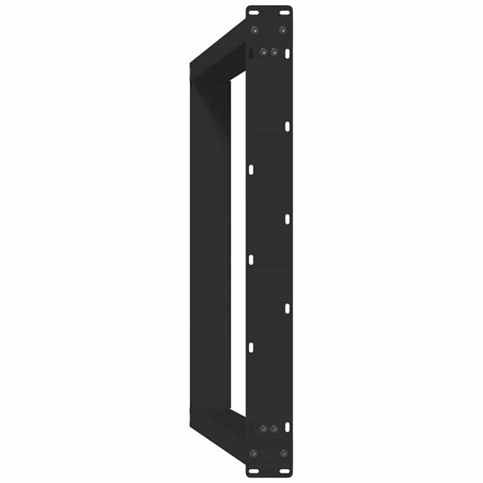 Patas para mesa comedor forma U 2uds acero negro