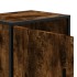 Mesitas noche 2 uds madera ingeniería roble ahumado 40x31x50