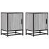 Mesitas noche 2 uds madera ingeniería gris sonoma 40x31x50
