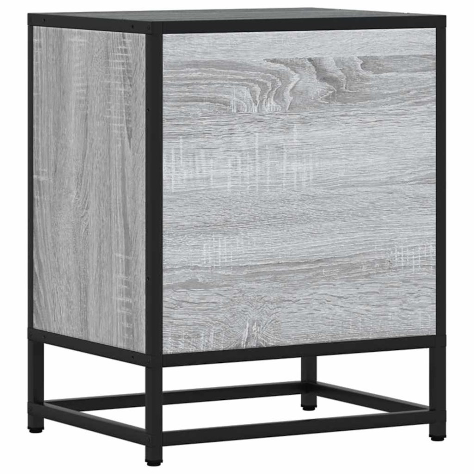 Mesitas noche 2 uds madera ingeniería gris sonoma 40x31x50