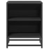 Mesitas de noche 2uds madera ingeniería negro 40x31x50 cm