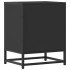 Mesitas de noche 2uds madera ingeniería negro 40x31x50 cm