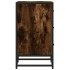 Mesita noche madera ingeniería roble ahumado 40x34,5x60cm