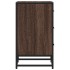 Mesita noche madera ingeniería roble marrón 40x34,5x60cm