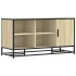 Banco zapatero madera de ingeniería roble sonoma 100x40x53,5