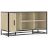 Banco zapatero madera de ingeniería roble sonoma 100x40x53,5