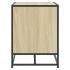 Banco zapatero madera de ingeniería roble sonoma 100x40x53,5