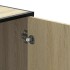 Banco zapatero madera de ingeniería roble sonoma 100x40x53,5