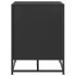 Banco zapatero madera de ingeniería y metal negro 84x40x53,5