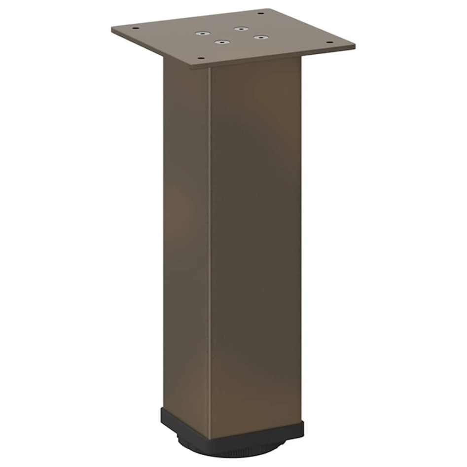 Patas para mesa de centro 4 uds acero acero natural 30-32