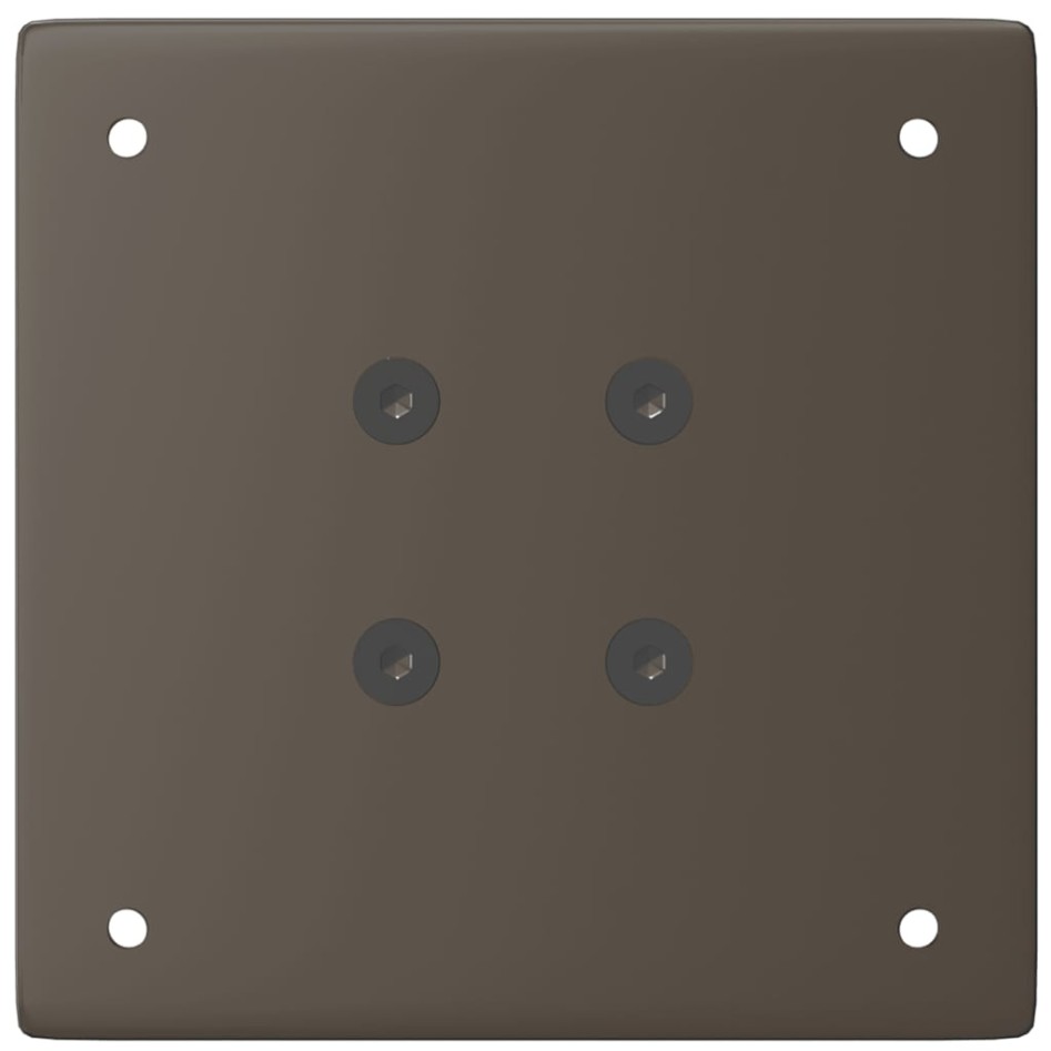 Patas para mesa de centro 4 uds acero acero natural 30-32