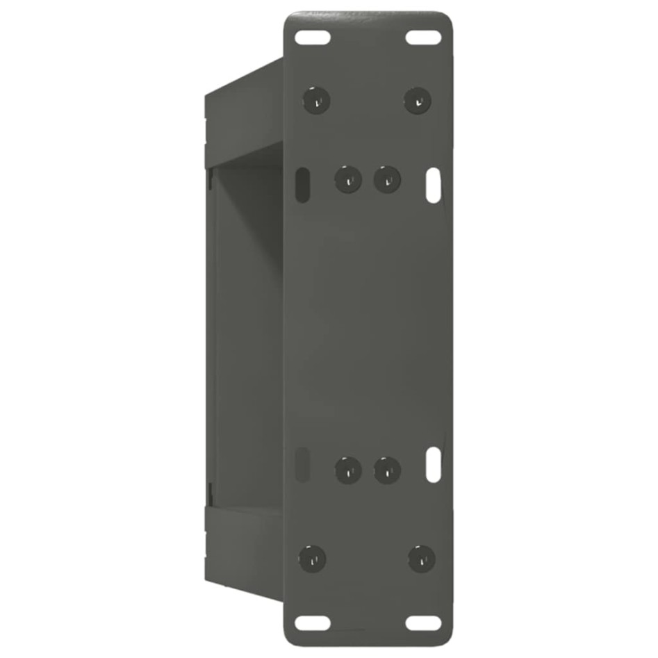 Patas de mesa centro forma U 2uds acero antracita 30x(30-31)