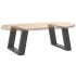 Patas de mesa centro forma U 2uds acero antracita 50x(30-31)