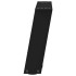 Patas de mesa de centro forma U 2uds acero negro 50x(30-31)