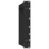 Patas de mesa de centro forma U 2uds acero negro 50x(30-31)
