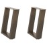 Patas para mesa de centro en forma de U 2 uds antracita
