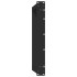 Patas de mesa de centro forma U 2uds acero negro 70x(30-31)