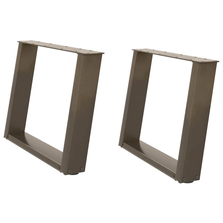 Patas para mesa de centro en forma de U 2 uds antracita