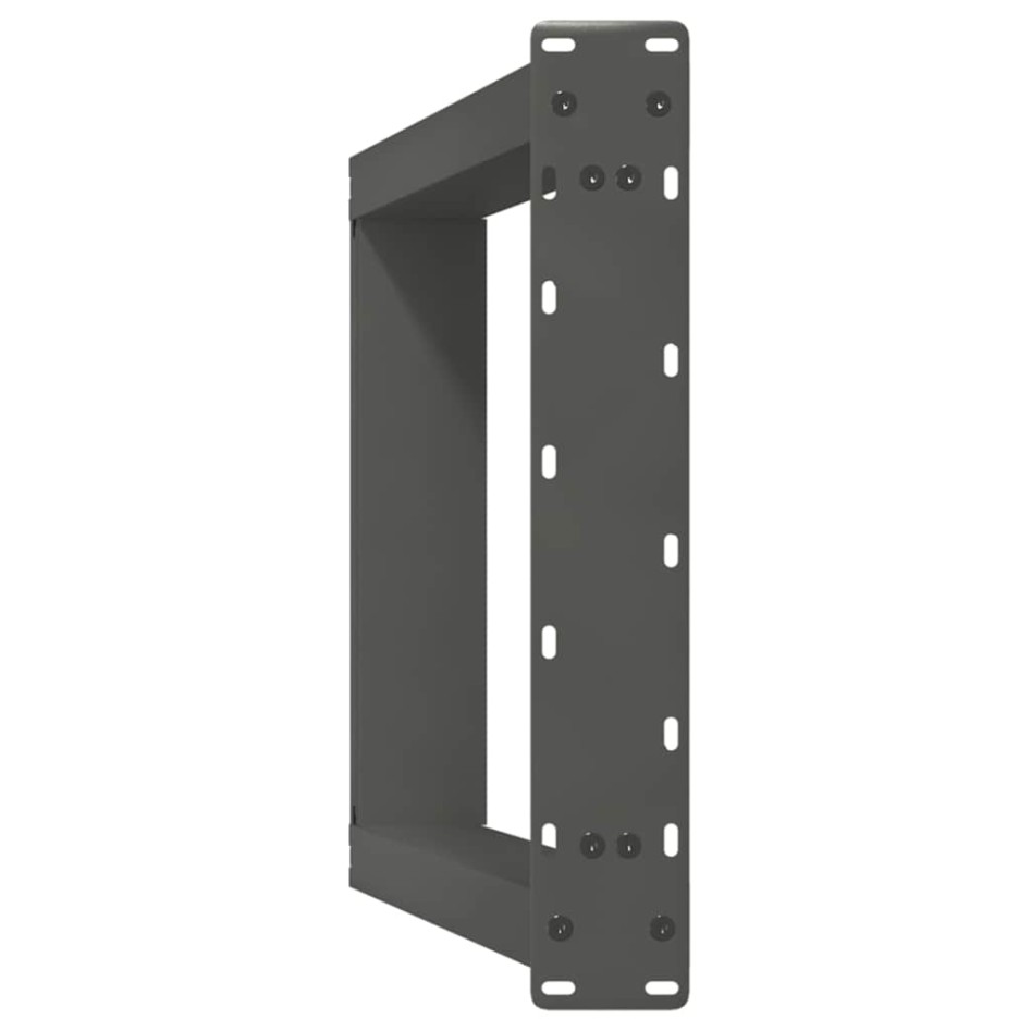 Patas para mesa comedor forma U 2uds antracita 50x(72-73)